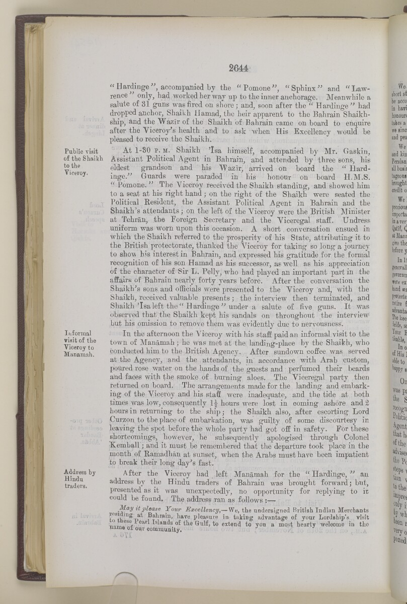 'Gazetteer of the Persian Gulf. Vol I. Historical. Part II. J G Lorimer. 1915' [&lrm;2644] (1161/1262)