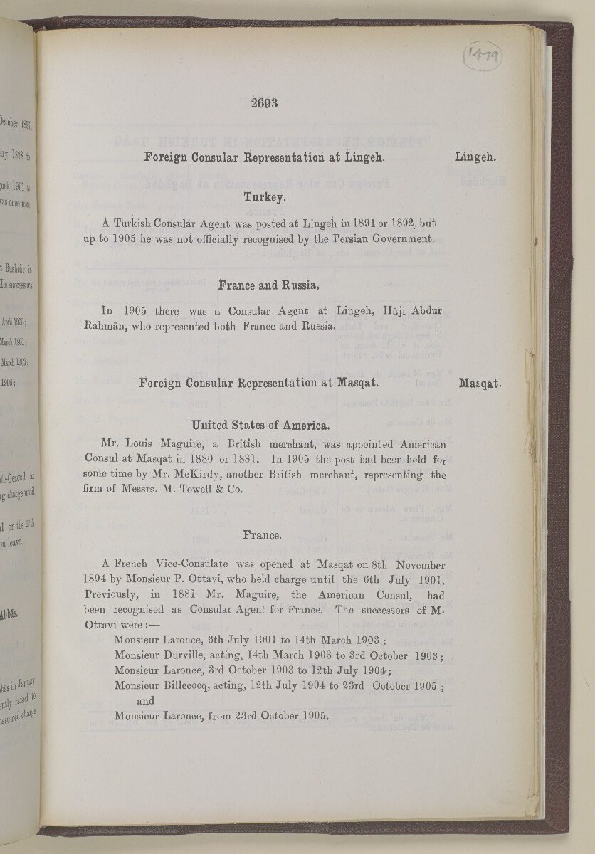 'Gazetteer of the Persian Gulf. Vol I. Historical. Part II. J G Lorimer. 1915' [&lrm;2693] (1210/1262)