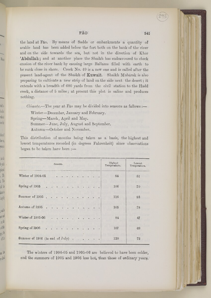 'Gazetteer of the Persian Gulf. Vol. II. Geographical and Statistical. J G Lorimer. 1908' [&lrm;541] (596/2084)