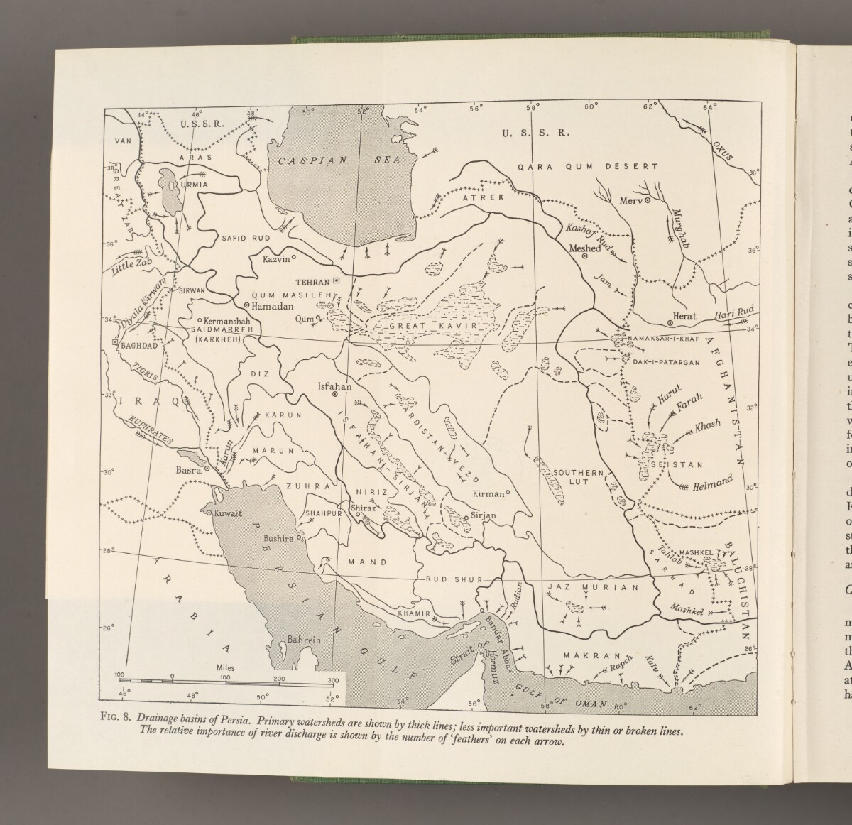 ‘FIG. 8. Drainage Basins of Persia’ [&lrm;28v] (2/2)
