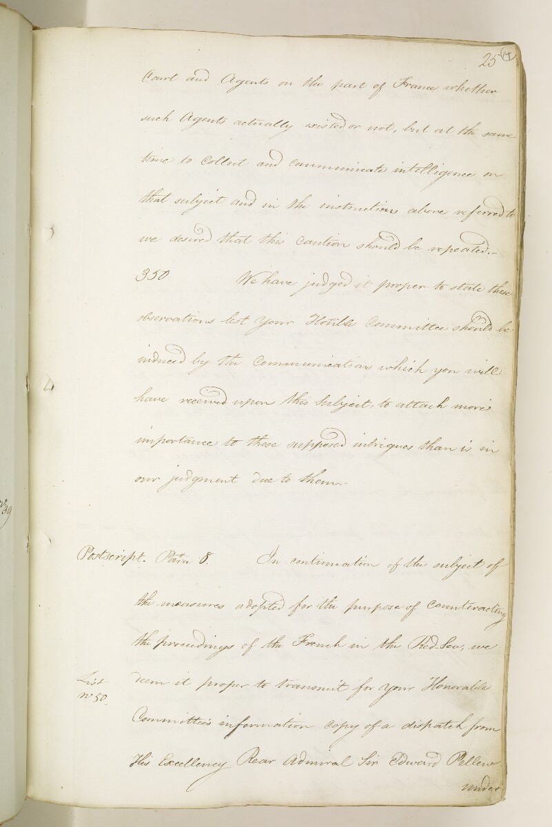 'French intrigues in Persia and Attempts of the French to acquire the Island of Cameran in the Red Sea' [&lrm;14r] (27/466)