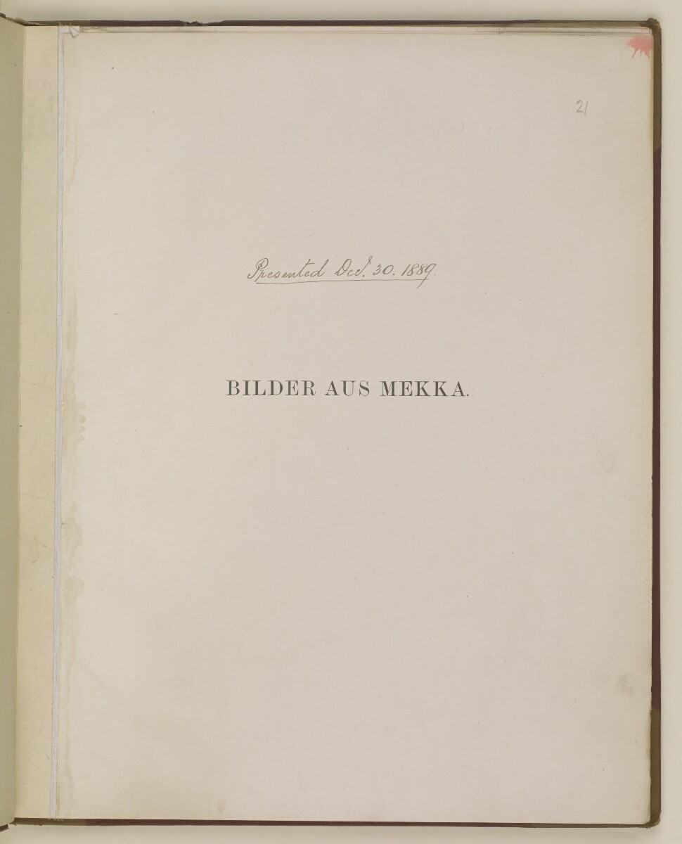 'Bilder aus Mekka' by Christiaan Snouck Hurgronje [&lrm;iii-r] (12/62)