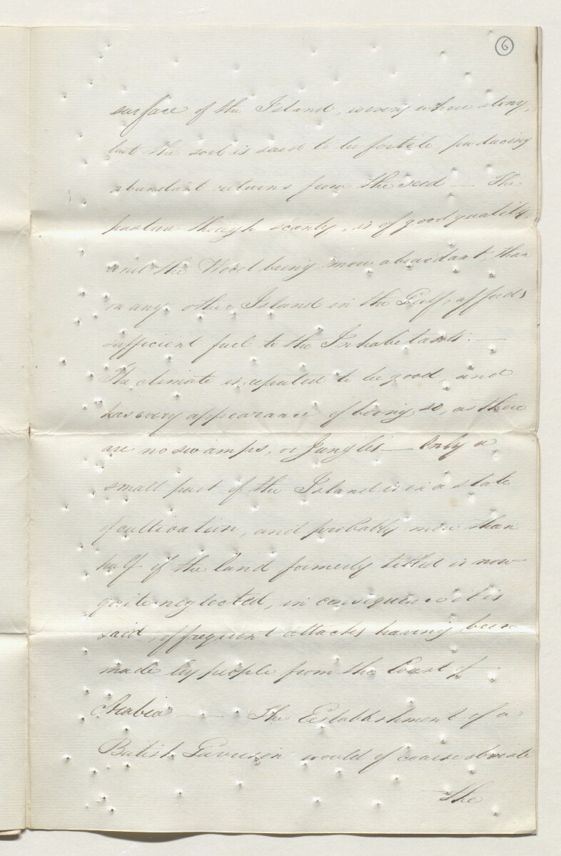 Enclosure in Letter from Henry Willock to the Secret Committee of 29 Mar 1820 [&lrm;6r] (11/16)