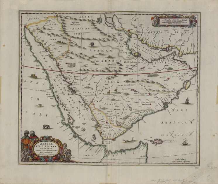 A Current And Correct Depiction Of Arabia Felix Arabia Petraea And